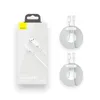 Baseus 2x kabel USB-A - USB Typ C szybkie ładowanie Quick Charge 40 W 5 A 1,5 m - biały (TZCATZJ-02)